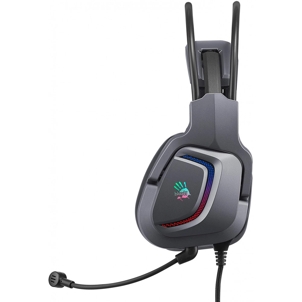 Наушники с микрофоном A4Tech G575 USB GREY