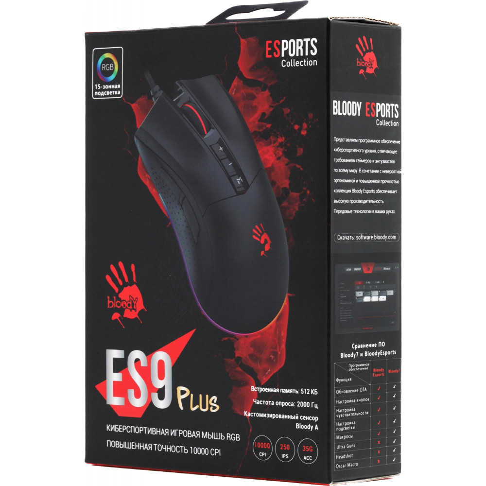 Мышь A4Tech ES9 PLUS