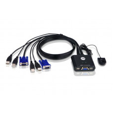 Переключатель ATEN 2-Port USB VGA Cable KVM Switch with Remote Port Selector
