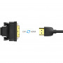 Адаптер-переходник Vention DVI 24+1 M HDMI 19F Vention Адаптер-переходник DVI 24+1MHDMI 19F (ECDB0)