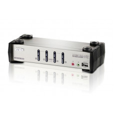 Переключатель ATEN 4-Port PS/2-USB VGA/Audio KVMP™ Switch with OSD