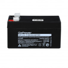 Аккумулятор свинцово-кислотный GoPower LA-1212 12V 1.2Ah (120) GoPower LA-1212 (12V  1.2Ah)