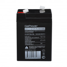 Аккумулятор свинцово-кислотный GoPower LA-645security 6V 4.5Ah (120) GoPower LA-645security (6V  4.5Ah)