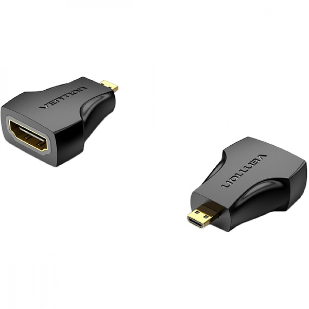 Адаптер-переходник Vention HDMI 19Fmicro HDMI 19M Vention Адаптер-переходник HDMI 19Fmicro HDMI 19M (AITB0)