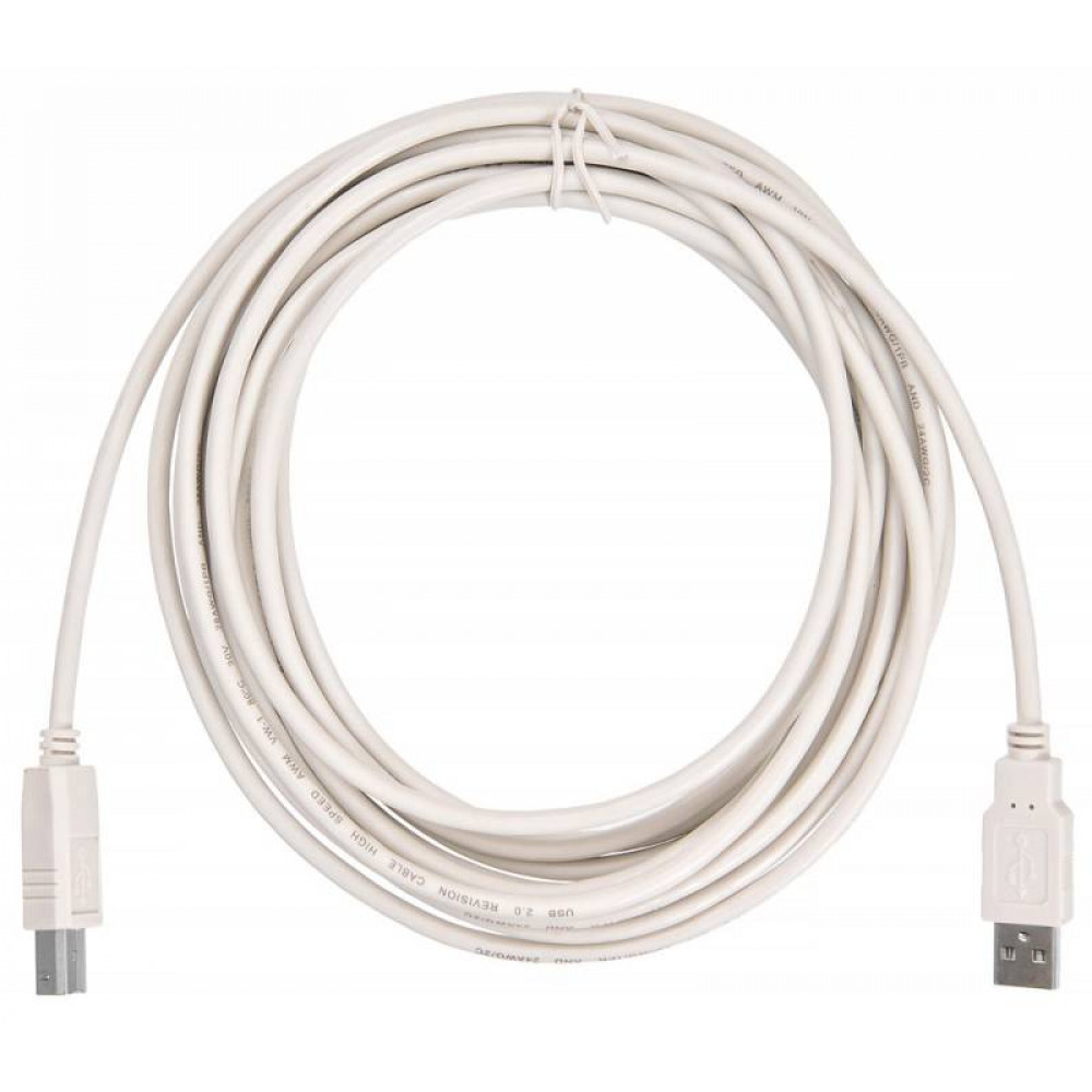 Кабель Buro USB2.0 USB2.0 AM/BM 5 A m /B m 5м