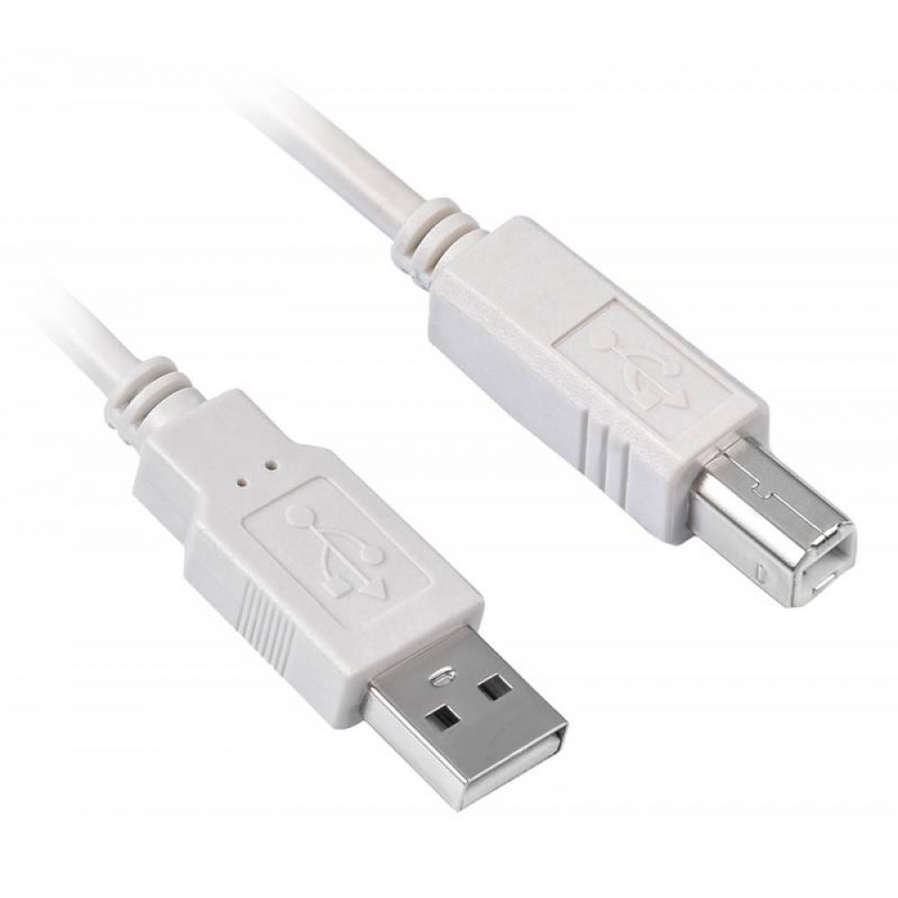 Кабель Buro USB2.0 USB2.0 AM/BM 5M MG A m /B m 5м феррит.кольца