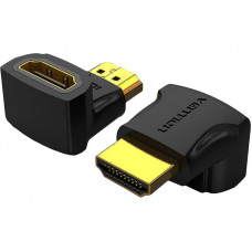 Адаптер-переходник Vention HDMI v2.0 19M19F угол 90 Vention Адаптер-переходник HDMI v2.0 19M19F угол 90 (AIOB0)