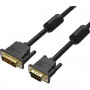 Кабель Vention DVI-I Dual link 24+5MVGA 15M с ферритовым фильтром - 3м. Vention Кабель DVI-I(m)VGA(m) - 3 м (EACBI)