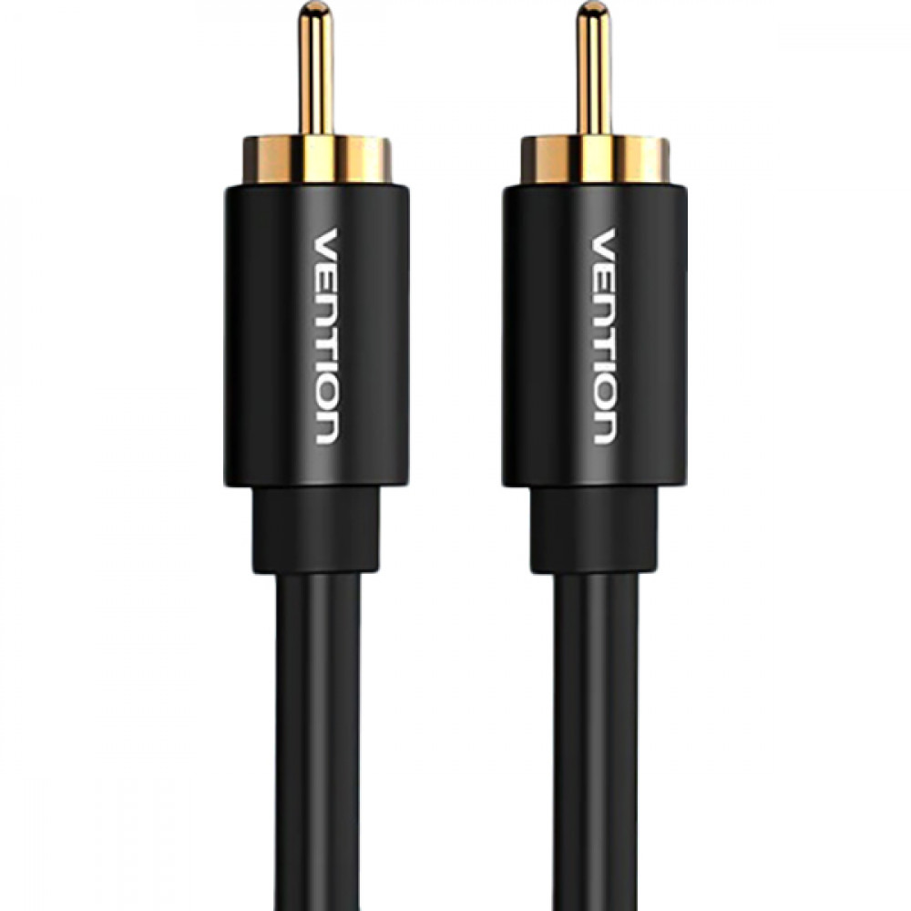 Кабель Vention аудио RCA MRCA M - 1м Чёрный Vention Кабель RCA(m)RCA(m) - 1 м (VAB-R09-B100)