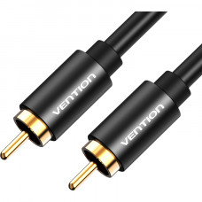 Кабель Vention аудио RCA MRCA M - 2м Чёрный Vention Кабель RCA(m)RCA(m) - 2 м (VAB-R09-B200)
