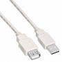Кабель Buro удлинитель USB2.0 USB2.0 AM AF 0,75M A m /A f   0.75м 
