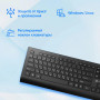 Клавиатура Oklick 155M черный USB slim (подставка для запястий) (1678057) Oklick 1678057
