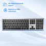 Клавиатура Oklick 890S серыйчерный USB slim Multimedia (1784239) Oklick 1784239