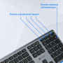 Клавиатура Oklick 890S серыйчерный USB slim Multimedia (1784239) Oklick 1784239