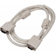 Кабель Buro CAB016S-06 для монитора VGA HD15 M /VGA HD15 M 1.8м ферритовые кольца
