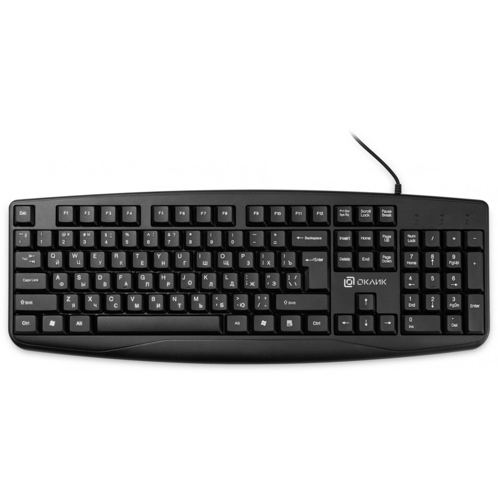 Клавиатура Oklick 105M черный USB (1678092) Oklick 1678092