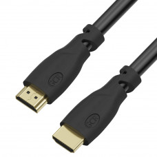 GCR Кабель Premium 1.8m HDMI 2.0, HDR, Ultra HD 4K60 Hz 5K30Hz, 3D, Ethernet 18.0 Гбитс, OD8.0mm, 2826 AWG, черный Greenconnect GCR-HM312-1.8m