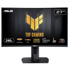Монитор 27" ASUS TUF Gaming VG27VQM VA 1920x1080, 240 Гц, 1 мс, 16:9, 350 кд/м2, 2xHDMI, 1xDP, 1x3.5 мм, USB Type-B, черный