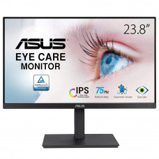 Монитор 23.8" ASUS VA24EQSB IPS 1920x1080, 75 Гц, 5 мс, 16:9, 300 кд/м2, 1xHDMI, 1xDP, 1x3.5 мм, 2xUSB, черный