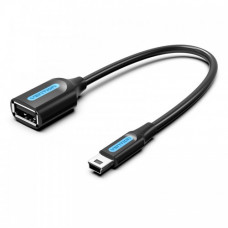 Адаптер переходник Vention OTG USB 2.0 AFmini B 5pin - 0.15м Vention OTG USB 2.0 AFmini B 5pin (CCTBB)