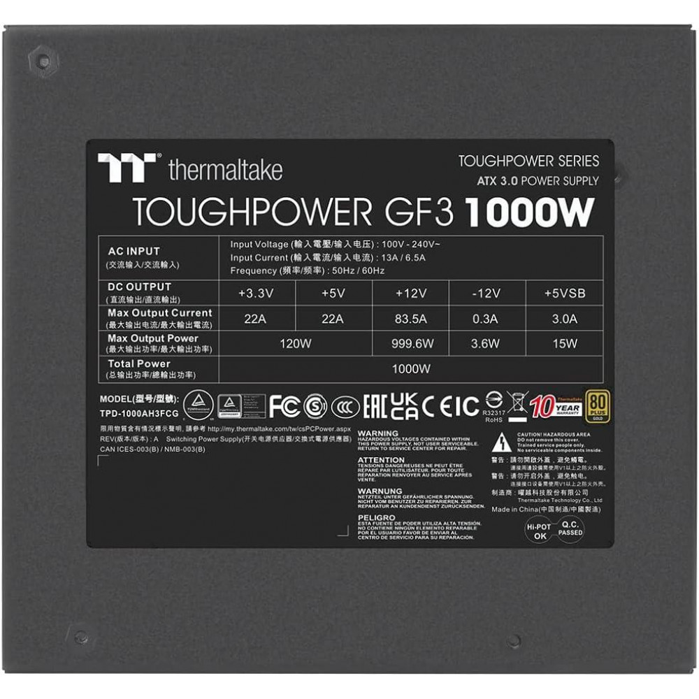 Блок питания Thermaltake PS-TPD-1000FNFAGE-4
