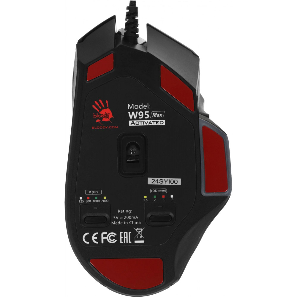 Мышь A4Tech W95 MAX STONE BLACK