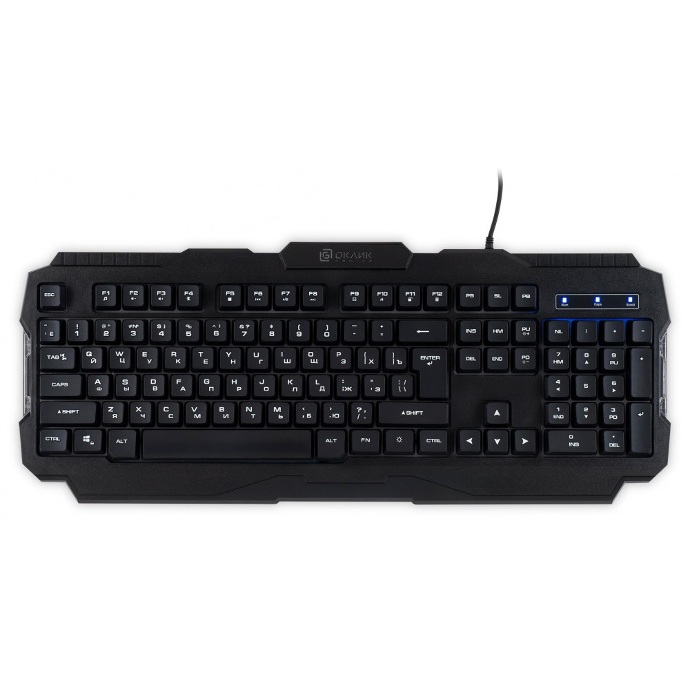 Клавиатура Oklick 757G HW2 черный USB for gamer (1790295) Oklick 1790295
