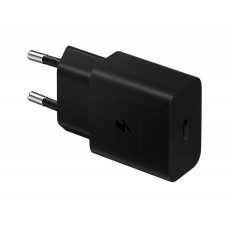 Сетевое зарядное устройство Samsung Adapter 15W Type C with Cable черный (EP-T1510XBEGEU)