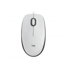 Мышь проводная Logitech M100R белый, 1000 dpi, USB, кнопки - 3