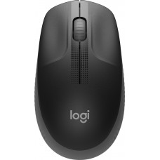Мышь беспроводная Logitech M190 серый, 1000 dpi, радиоканал, USB, кнопки - 3