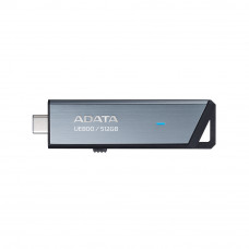 Флешка USB ADATA UE800 (AELI-UE800-512G-CSG), 512Gb, Type-C USB 3.2, R/W 1000/1000, серебристый