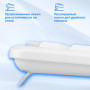 Клавиатура Oklick K225W белый USB беспроводная Multimedia (1875235) Oklick 1875235
