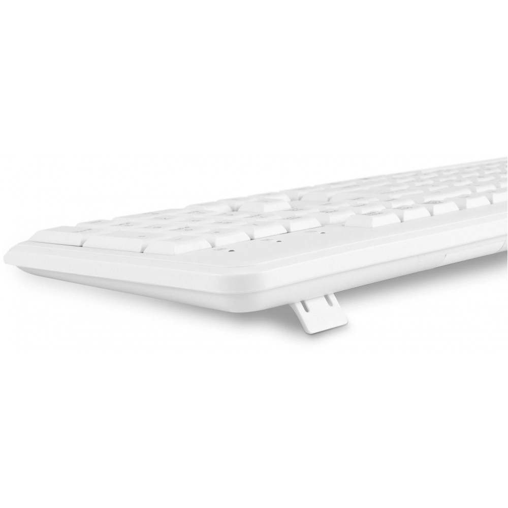 Клавиатура Oklick K225W белый USB беспроводная Multimedia (1875235) Oklick 1875235