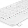 Клавиатура Oklick K225W белый USB беспроводная Multimedia (1875235) Oklick 1875235