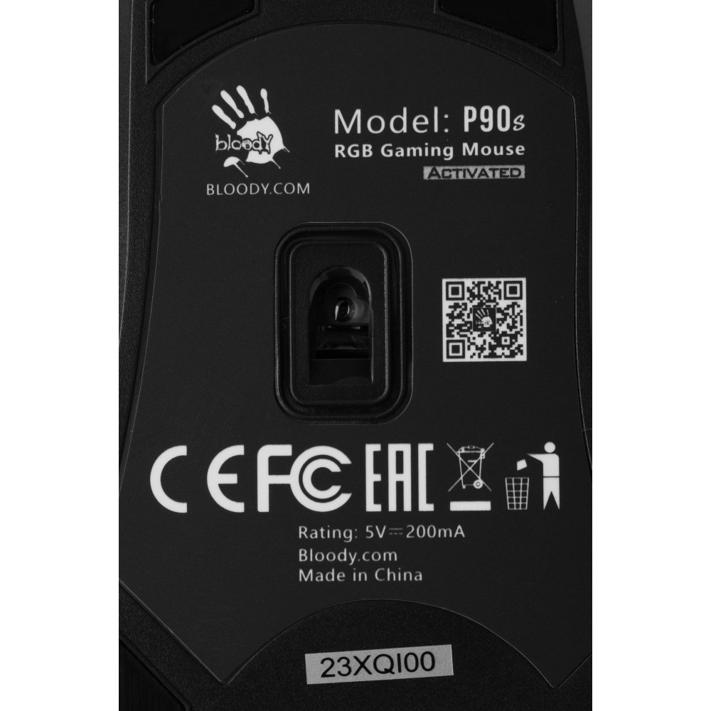 Мышь A4Tech P90S STONE BLACK
