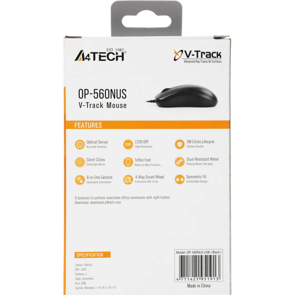 Мышь A4Tech OP-560NUS