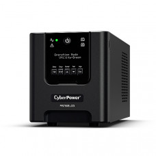 ИБП CyberPower PR750ELCD, Line-Interactive, 750VA675W, 6 IEC-320 С13 розеток, USB&ampSerial, SNMPslot, LCD дисплей, Black, 0.48х0.27х0.28м., 13.5кг. Cyberpower CyberPower PR750ELCD 750VA