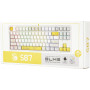 Клавиатура A4Tech S87 USB ENERGY WHITE