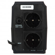 ИБП ExeGate Exegate EP244543RUS Exegate Power  Back BNB 600   600VA, Black, 2 евророзетки 
