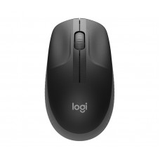 Мышь беспроводная Logitech M190 черный/темно-серый, 1000 dpi, радиоканал, USB, кнопки - 3