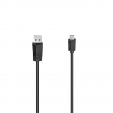 Кабель Hama 200631 USB A (m)-USB Type-C (m) 0.75м черный