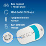 Мышь Oklick 310MW белыйсиний оптическая 3200dpi беспров. USB для ноутбука 4but (1869094) Oklick 1869094