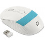 Мышь Oklick 310MW белыйсиний оптическая 3200dpi беспров. USB для ноутбука 4but (1869094) Oklick 1869094