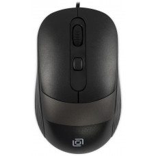 Мышь Oklick 310M черныйсерый оптическая 2400dpi USB для ноутбука 4but (1869096) Oklick 1869096