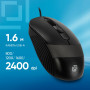 Мышь Oklick 310M черныйсерый оптическая 2400dpi USB для ноутбука 4but (1869096) Oklick 1869096