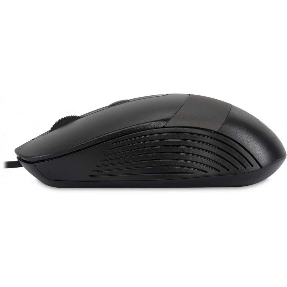 Мышь Oklick 310M черныйсерый оптическая 2400dpi USB для ноутбука 4but (1869096) Oklick 1869096