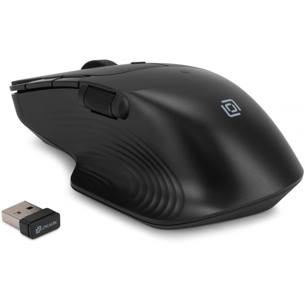 Мышь Oklick 501MW черный оптическая 2400dpi беспров. USB для ноутбука 6but (1877553) Oklick 1877553
