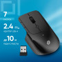 Мышь Oklick 501MW черный оптическая 2400dpi беспров. USB для ноутбука 6but (1877553) Oklick 1877553