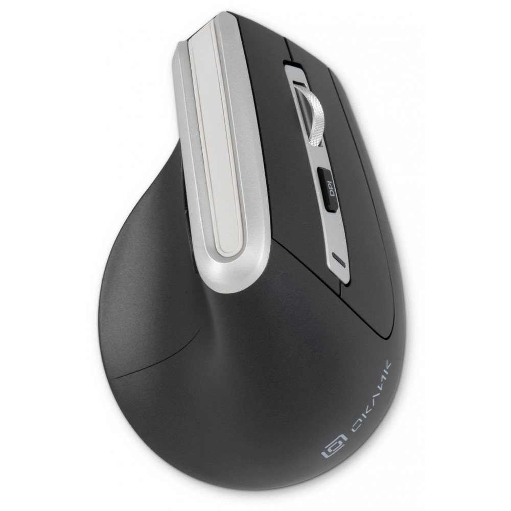 Мышь Oklick 991MW серый оптическая 2400dpi silent беспров. BTRadio USB для ноутбука 7but (1885263) Oklick 1885263