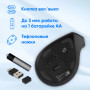 Мышь Oklick 991MW серый оптическая 2400dpi silent беспров. BTRadio USB для ноутбука 7but (1885263) Oklick 1885263